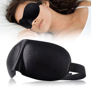 3D Sleeping Eye Mask Soft Comfortable Sleep Aid Black