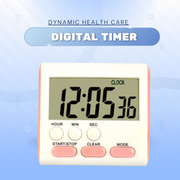 Digital Kitchen Timer and 24-hour Alarm Clock